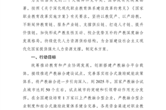 职业教育产教融合赋能提升行动实施方案