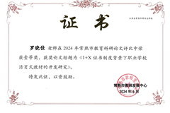 常熟科研论文评比一等奖——罗晓佳