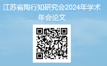 关于转发江苏省陶行知研究会征集2024年学术年会论文的通知　 
