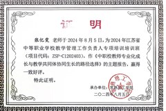  省中职教学管理培养讲座：中职校教师专业化成长与教学共同体协同生长的路径选择——张忆雯